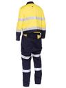 Taped Hi Vis Work Coverall with Waist Zip Opening BC6066T