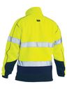 Taped Hi Vis 1/4 Zip Fleece Pullover with Sherpa Lining BK6987T