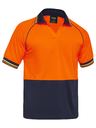 Two Tone Hi Vis Short Sleeve Polo BK1440