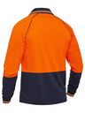 Two Tone Hi Vis Long Sleeve Polo BK6440
