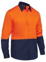 Two Tone Hi Vis Long Sleeve Shirt BS6442
