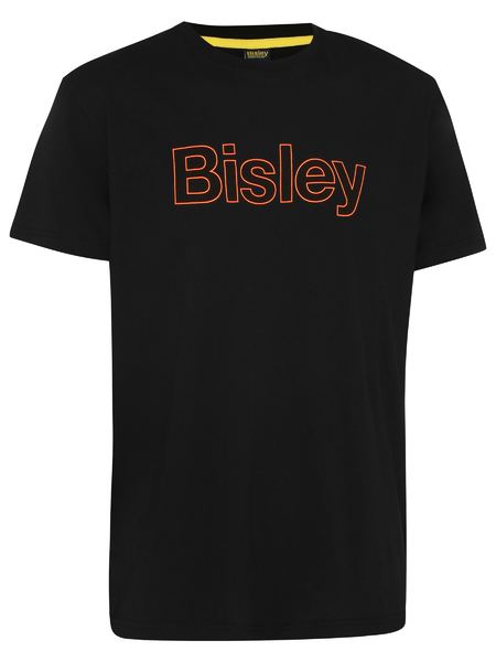 Bisley Cotton Outline Logo Tee BKT084