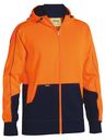 Hi Vis Zip Front Fleece Hoodie BK6819