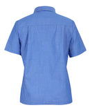 4LICS JB's LADIES ORIGINAL S/S INDIGO CHAMBRAY SHIRT Size 12 Stock Clearance