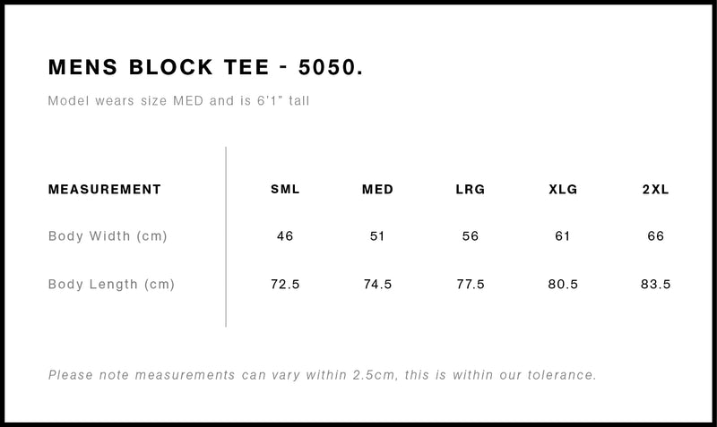 5050 Block Tee