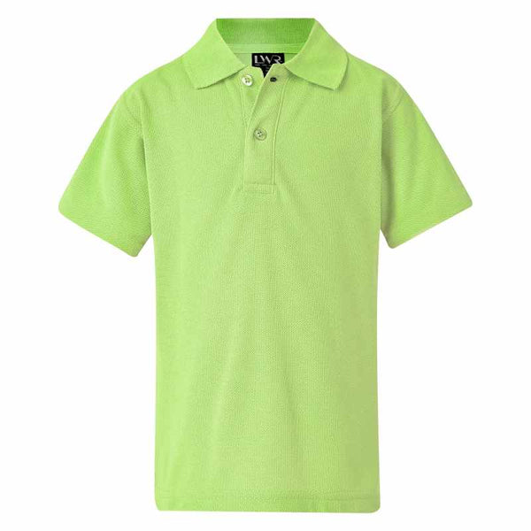 Kids Polo Shirt Pique Knit Mint Size 4 and 6 Stock Clearance
