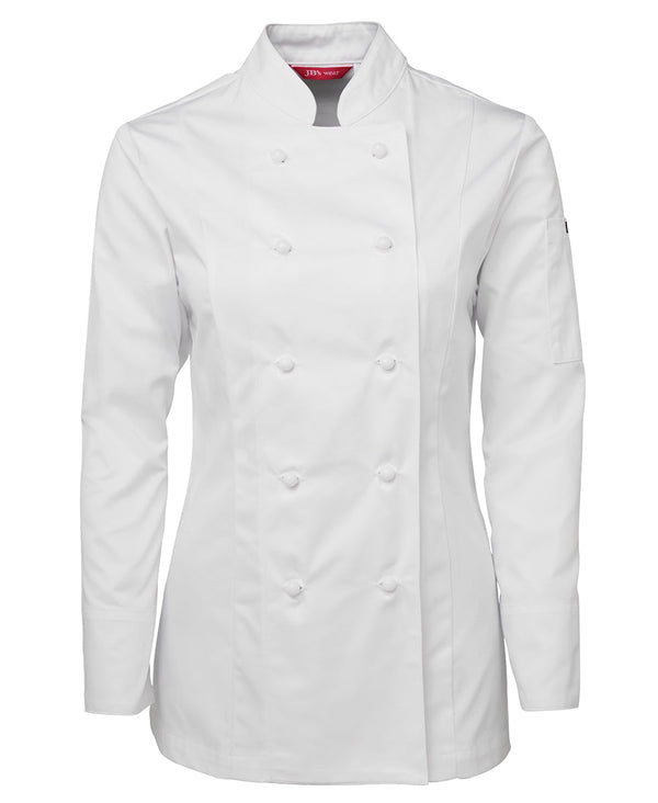 LADIES L/S CHEF'S JACKET 5CJ1