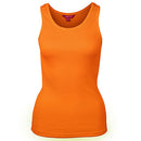 JB's LADIES HI VIS TRAINING SINGLET 6CTS1 Orange Stock Clearance