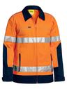 Taped Hi Vis Drill Jacket with Liquid Repellent finish BJ6917T