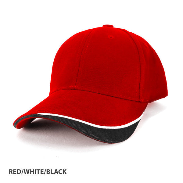 AH001 Razor Cap Red/Black/White Stock Clearance