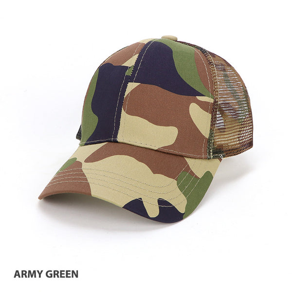 AH069 Cammo 6-Panel Cap