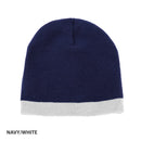 AH097 Acrylic Two Tone Beanie