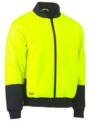 Two Tone Hi Vis Bomber Jacket