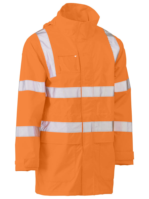 Taped Hi Vis Rail Wet Weather Jacket