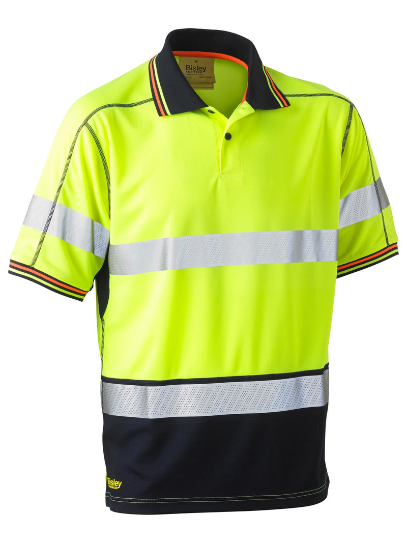 Taped Hi Vis Polyester Mesh Polo