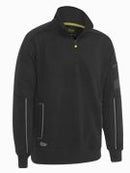 Work Fleece 1/4 Zip Pullover with Sherpa Lining BK6924