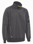 Work Fleece 1/4 Zip Pullover with Sherpa Lining BK6924