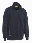 Work Fleece 1/4 Zip Pullover with Sherpa Lining BK6924
