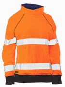 Women's Taped Hi Vis Fleece Jumper BKL6818T