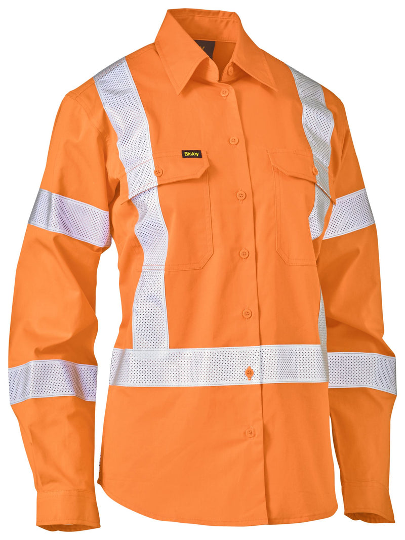 Women's X Taped Biomotion Hi Vis Cool Lightweight Drill Shirt