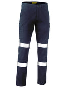 Taped Stretch Cotton Drill Cargo Pants