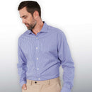 Barkers Stamford Check Shirt – Mens S / Navy/Blue/White