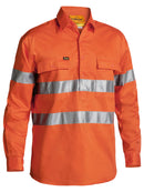 Taped Hi Vis Closed Front Drill Shirt BTC6482