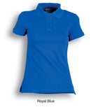 Pique Knit Fitted Cotton/Spandex Polo