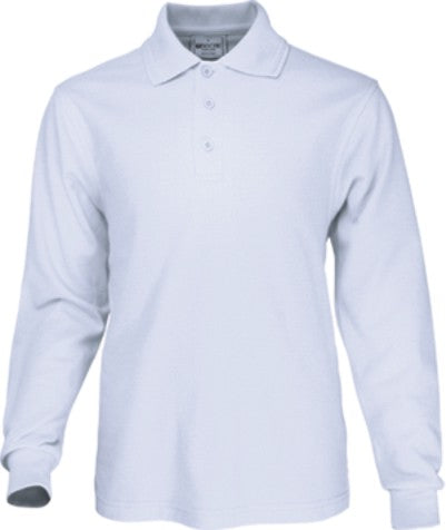 Mens Long Sleeve Basic Polo