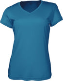 Ladies Brushed Vee Neck Tee Shirt