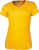 Ladies Brushed Vee Neck Tee Shirt