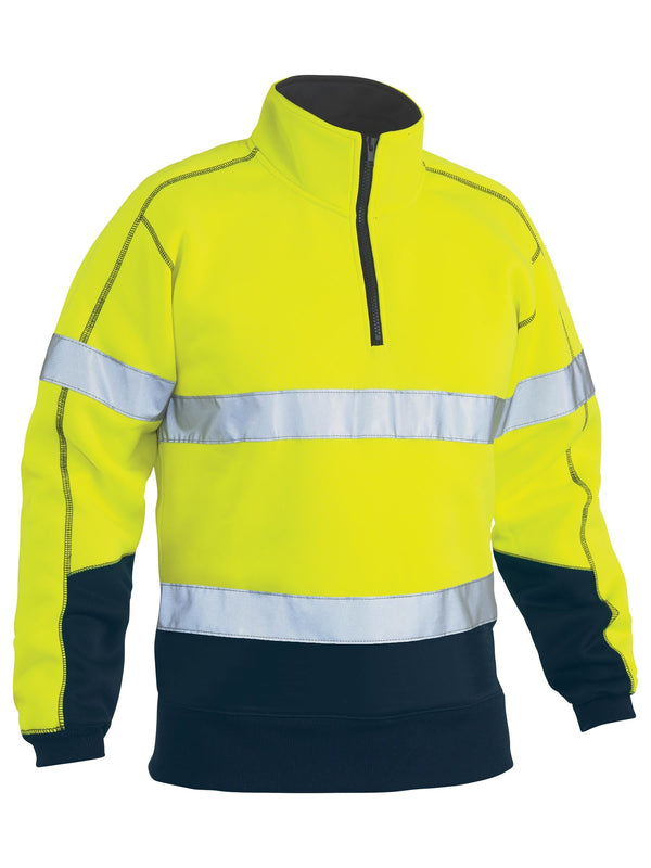 Taped Hi Vis 1/4 Zip Fleece Pullover