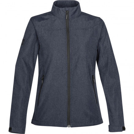 ES-1W Women's Endurance Softshell Navy Heather Size M  Stock Clearance