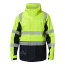 FR HI VIS WET WEATHER 3 IN 1 SEGMENTED REFLECTIVE JACKET FJV032