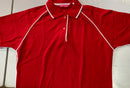 LADIES RAGLAN POLO 2LRP Red/White Stock Clearance