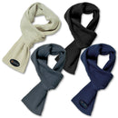 Cable Knit Scarf OSFA / Dark Grey