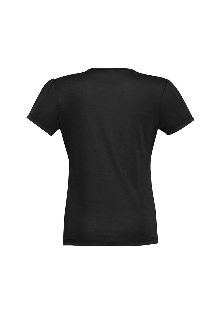 Ladies Chic Top K315LS Black Stock Clearance