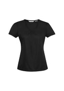 Ladies Chic Top K315LS Black Stock Clearance