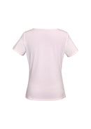 Ladies Ava Drape Knit Top K625LS Teal Size 16 Stock Clearance