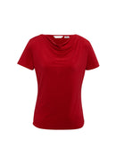 Ladies Ava Drape Knit Top K625LS