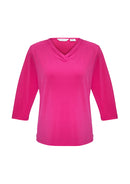 Ladies Lana 3/4 Sleeve Top K819LT
