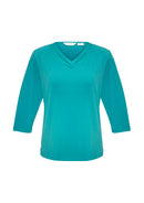 Ladies Lana 3/4 Sleeve Top K819LT
