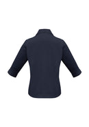 Ladies Metro 3/4 Sleeve Shirt  LB7300 Navy size 14 Stock Clearance