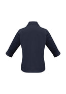 Ladies Metro 3/4 Sleeve Shirt  LB7300 Navy size 14 Stock Clearance