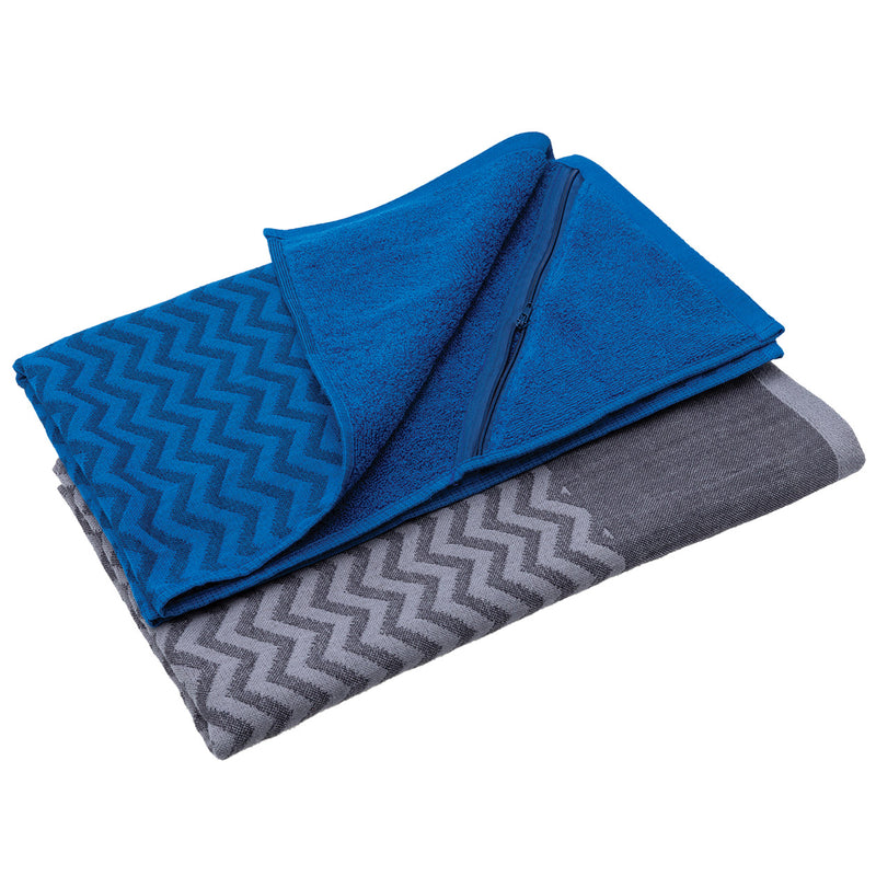 Elite Gym Towel with Pocket OSFA / Aqua