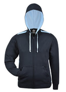 Mens Franklin Zip Hood Navy/Sky Stock Clearance