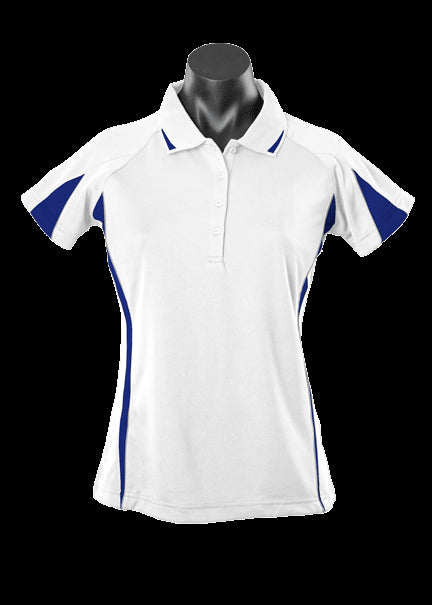 Lady Eureka Polo White/Black