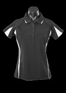 Lady Eureka Polo White/Black