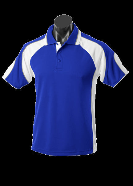 Kids Murray Polo N3300 Royal/White Size 12 Stock Clearance