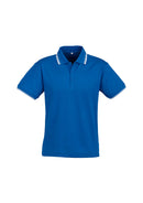 Mens Cambridge Polo P227MS Royal/White Size L Stock Clearance
